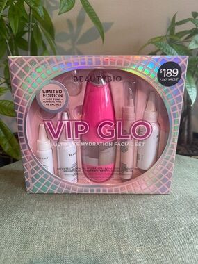 BeautyBio VIP GLO Ultimate Hydration Facial Set 💖✨ (Limited Edition)